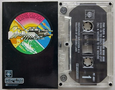 PINK FLOYD - WISH YOU WERE HERE (CBS PC4651) REISSUE CASSETTE TAPE EAST ASIAN? - Image 1 of 3