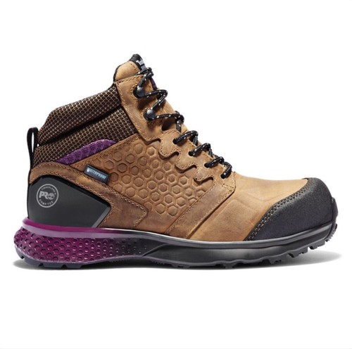 Stivali da lavoro Timberland Pro donna 9 5 Reaxion A219B marrone impermeabili punta composita