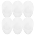 6 Pcs White Acrylic Hanging Lamp Shade Replacement Glass Wall Light Shades