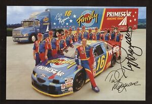 Ted Musgrave Autograph--1997 Primestar Winston Cup 6x9 Photocard