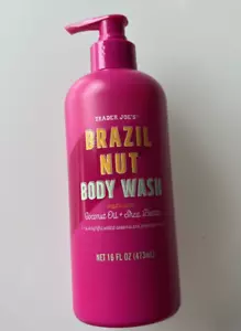 Trader Joe's Brazil Nut Body Wash 16 oz Coconut Oil Shea Butter Rare - Picture 1 of 3
