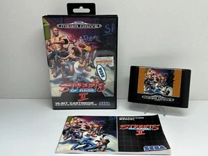 Sega Mega Drive - Streets of Rage 2 - EMBALAJE ORIGINAL + instrucciones - comprobado - Excelente ⚡ENVÍO⚡ - Imagen 1 de 11