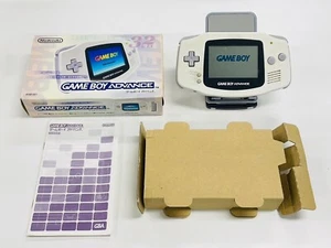 Nintendo Game Boy Advance GBA White Handheld Console In Box Japan Good Tested - Picture 1 of 9