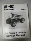 Kawasaki Factory Service Manual 2003 KFX50 KSF50 A1 99924-1297-01