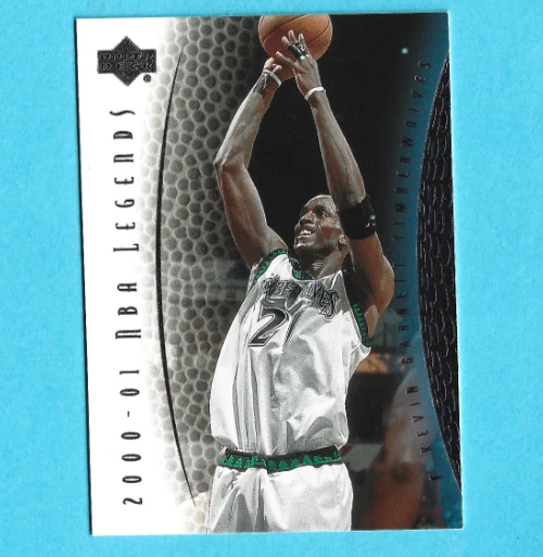 2000-01 Upper Deck NBA Legends - #21 - Kevin Garnett - Minnesota Timberwolves - Image 1 of 1