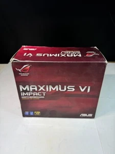 Asus 90MB0FT0-M0AAY0 MAXIMUS VI IMPACT INTEL Z87 LGA 1150 DDR3 Intel Motherboard - Picture 1 of 11