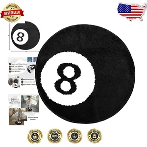 Fleckenabweisender 32 Zoll 8 Ball Vorleger - Ideal für stilvolle Innenräume - Bild 1 von 9