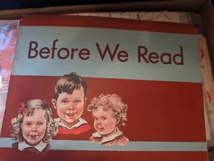 Before We Read 1946 Book Basic Readers Dick Jane Teacher books 5 Pieces Total  - Bild 1 von 10