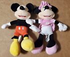 Lot of 2 Disney Just Play Mickey & Minnie Mouse Plush Toy 10”