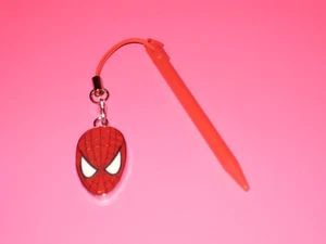 3DS Stylus with Spiderman Charm - Stylus & Charm for Nintendo DS Gaming System R - Picture 1 of 1
