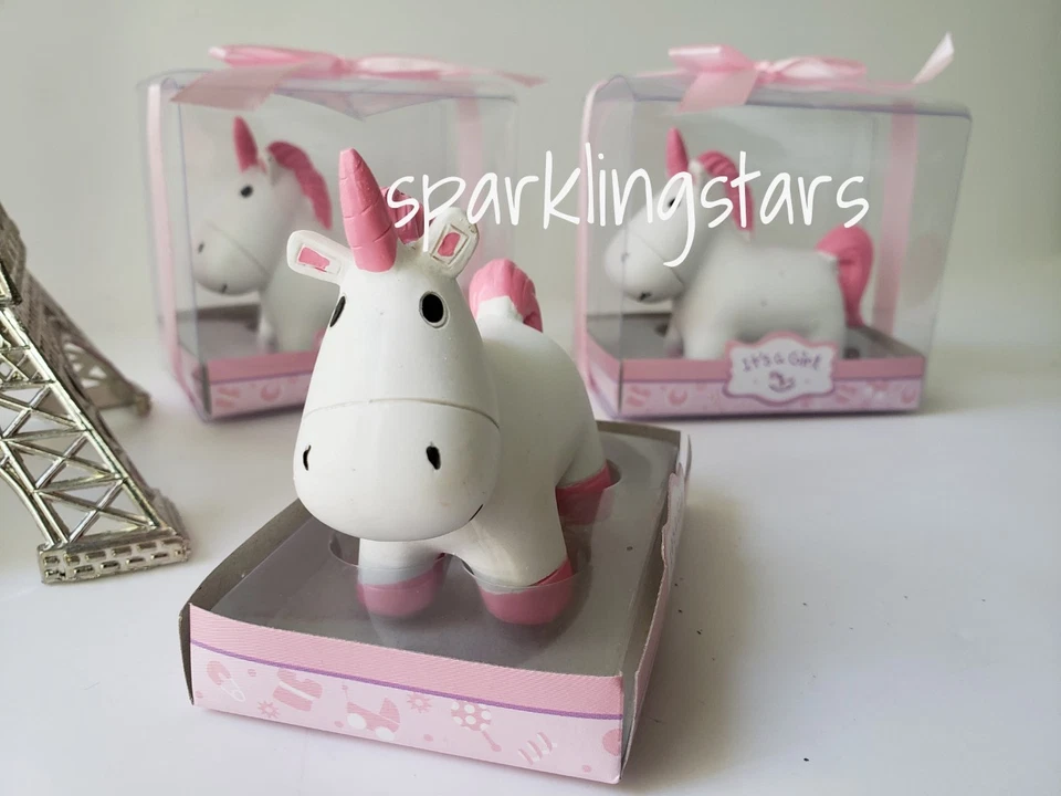 12 Unicorn Baby Shower Birthday Party Decoration Girl Party Favors Keepsake Gift - Image 1 of 4