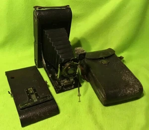 Vintage ~ 1909 ~ Kodak ~3A~ Vest Pocket Autographic ~ Folding Camera ~ w/ Case - Picture 1 of 12