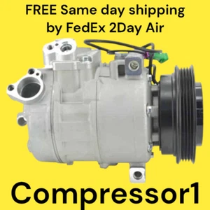 Compresor de aire acondicionado VW Passat 1,8 L 2001 2002 2003 2004 2005 Audi A4 1,8 L 1997-2000 - Imagen 1 de 2