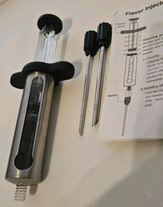 Deluxe Flavour Injector Set 50ml with 2 S/S INJECTOR Needles Marinade AVANTI - Picture 1 of 8