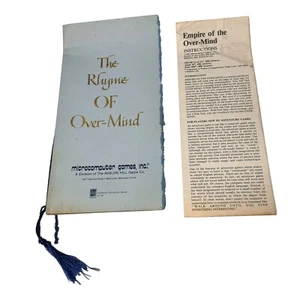 Empire of the Over-Mind Atari Juego Avalon Hill Manual e Inserto - Imagen 1 de 8