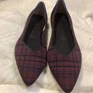 Rothy's The Point Textile Winter Berry Ballet Flats Shoes Women’s US 11 EU 42 - Picture 1 of 11
