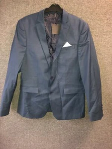 ASOS Traje Mezcla de Lana Chaqueta Azul 102cm TD100 Aa 07 - Imagen 1 de 4