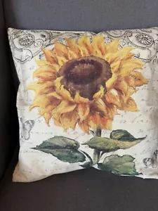 Almohadas e Insertos Dos Tiros Girasol Otoño Floral 16”x16” Cremallera - Imagen 1 de 6