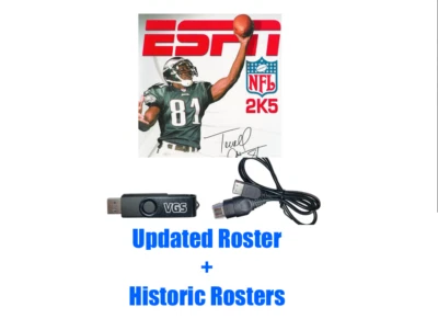 ESPN NFL 2K5 Football - Roster Update File Original Xbox Memory Rosters Historic - Image 1 of 2