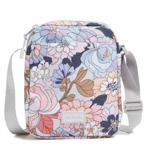 Vera Bradley Lighten Up RFID Mini Hipster in Aloha Blooms - Picture 1 of 8