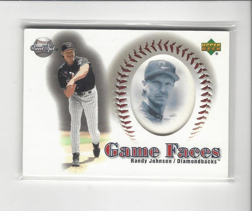 2002 Sweet Spot #158 Randy Johnson (Game Faces) D-Backs - Image 1 of 1