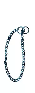 Cadena de estrangulamiento azul Vo-Toys 2,5 mm 16" cuello de metal perro cachorro garganta acero Japón - Imagen 1 de 1