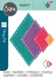 Sizzix Framelits Katy Deco Diamonds 666652 13pc set Retail $24.99 by Stacey Park - Picture 1 of 6