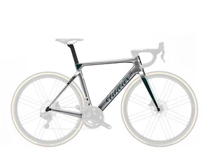 Wilier Triestina Filante SLR Disc Brake Carbon Frameset - Iride Gray/Green - Picture 1 of 2