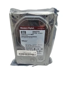 WD RED PLUS 8TB 3.5" NAS SATA DRIVE 5640RPM 256MB - WD80EFPX *SEALED* (READ) - Picture 1 of 2