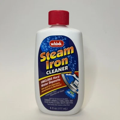 Whink Steam Iron Cleaner Unclogs Hard Water Deposits Discontinued 6 oz Unopened - Image 1 of 4