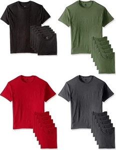 Hanes Men's Crewneck Tshirts 6-Pack Slightly Imperfect Soft Breathable Cool... - Picture 1 of 6