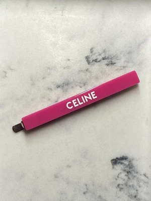 Auth CELINE Pink Monogram Hair Clip Barrette - Pre owned / KG3856 - Image 1 of 4