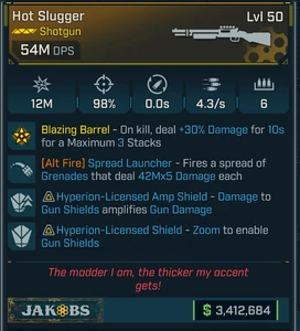 Borderlands 4 OP⭐MODDED ⭐ HOT SLUGGER⭐54 MILLONES DE DPS⭐LANZADOR DE PROPAGACIÓN - Imagen 1 de 2