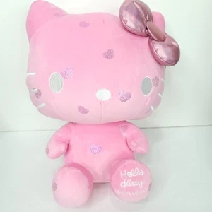 Exclusive Sanrio Hello Kitty 50th Anniversary Plush Valentine Heart Pink 13" NEW - Picture 1 of 10