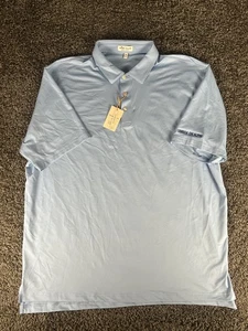 Peter Millar Frat Embroidered Polo Mens Size 2XL NWT Blue “Lambda Chi Alpha”  - Picture 1 of 14