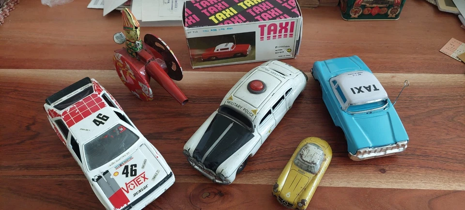 Blechspielzeug Modellauto Konvolut Tippco Bburago Huki MF China Polizei Audi  - Bild 1 von 4