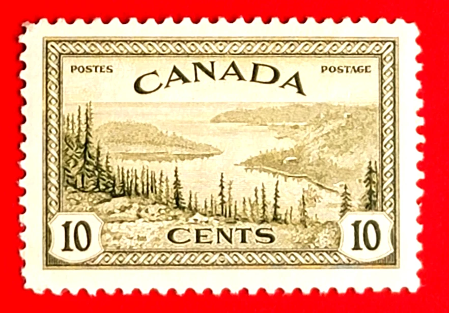 Canada Stamp #269 "KG VI Peace Issue Great Bear Lake NWT " MH - Image 1 of 1