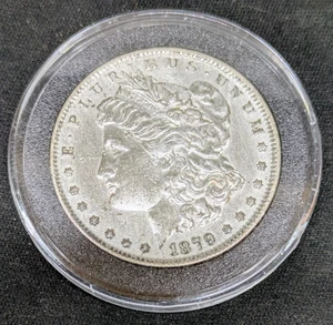 1879 Morgan Silver Dollar Philadelphia GC - Foto 1 di 17