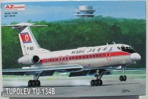 AZ Model 14419 Tupolev TU-134 B AIR KORYO 1:144 Flugzeug Bausatz Aircraft Kit - Bild 1 von 4