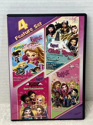 Bratz 4 Feature Set DVD 2007/2008 Super Babyz/Girlz Really Rock/More Title/READ - Image 1 of 3