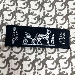Hermes Silk Neck Tie Lizard Animal Pattern Multicolor No Box Used. - Picture 1 of 10