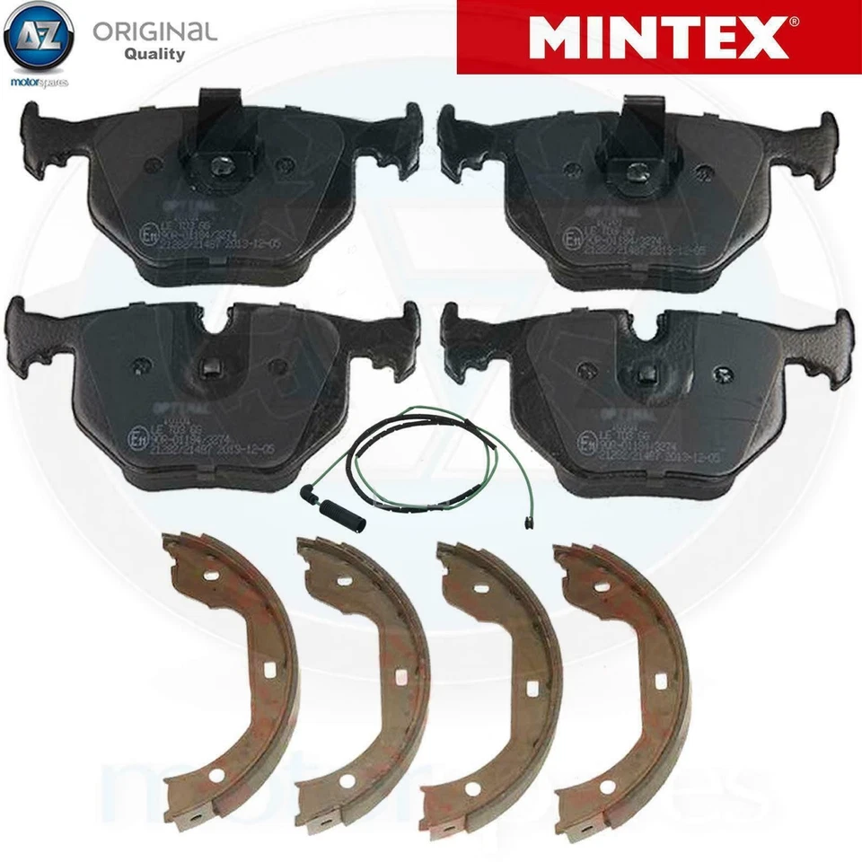 Für BMW M3 3.2 E46 2001-06 Coupe Cabrio Hintere Bremsbeläge Schuhe Kabel Mintex - Bild 1 von 1