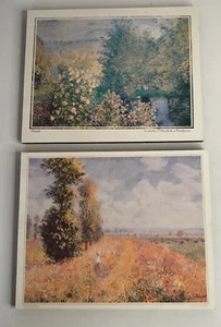 Claude Monet Summerfield Print & Le Jardin D' Hoschede ( Monet ) Print x 2 Set - Picture 1 of 15
