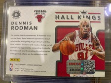 Dennis Rodman-Bulls-2017-18 Donruss Press Proof 1/1 Auto
