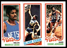 1980  Topps #63/157/261 Cleamons / Edwards / Jordan  Mavericks/Pacers/Nets