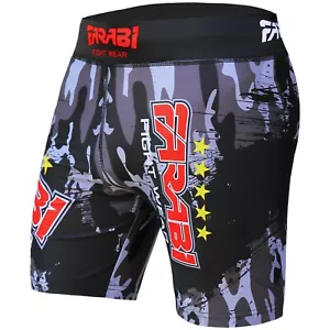 Farabi vale tudo shorts MMA grappling fight training match compression tight  - Picture 1 of 4