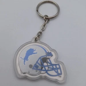 Vintage Detroit Lions Football Helmet Keychain Fob Sports Souvenir Memorabilia - Picture 1 of 4