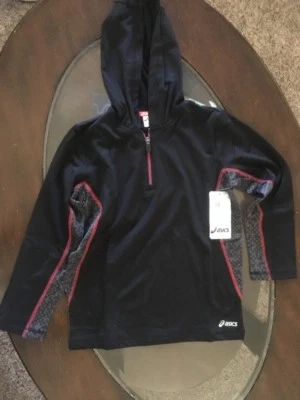 Asics Boys black Energy Hoody Top Perf size (s) - Image 1 of 2