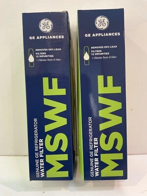 2 PACK GE MSWF SmartWater Refrigerator Replacement Water Filter New, USA - Image 1 of 3