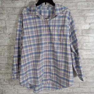 Camisa L L Bean a Cuadros para Mujer 2X Abotonada Multicolor Clásica Exterior Ropa de Trabajo - Imagen 1 de 10